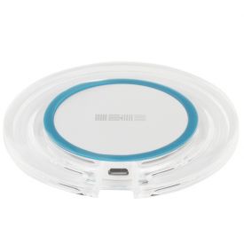 Беспроводное зарядное устройство InterStep QI 7,5W, белый/ (Китай), Blue, синий